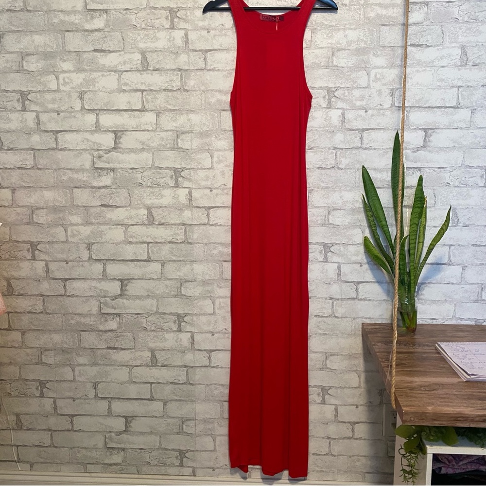 Boohoo Red Maxi Dress - Picture 3 of 11